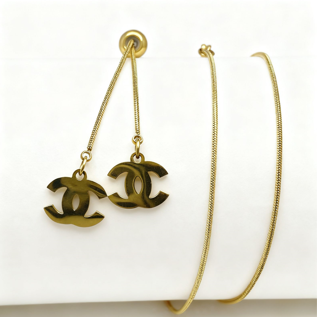 Cadena Chanel Mujer 2 Dijes