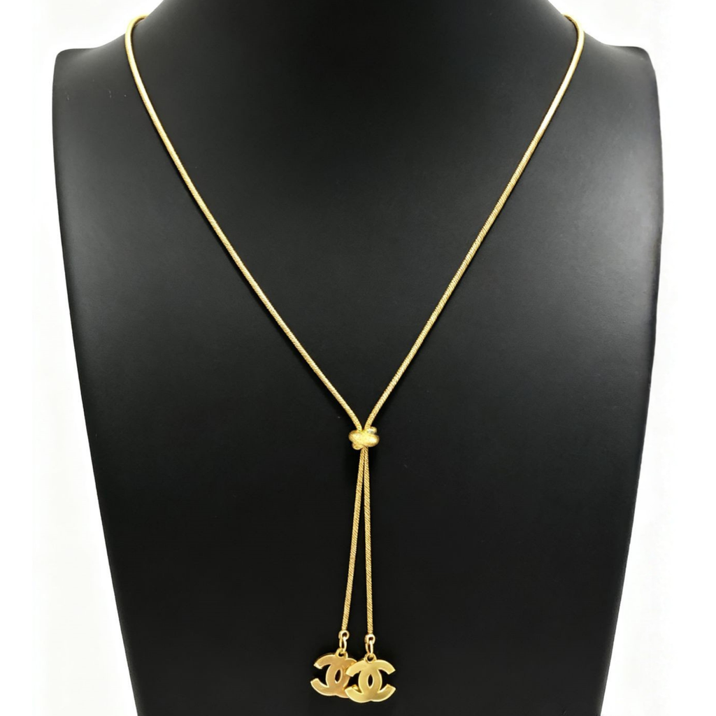 Cadena Chanel Mujer 2 Dijes