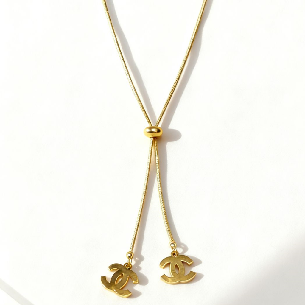 Cadena Chanel Mujer 2 Dijes