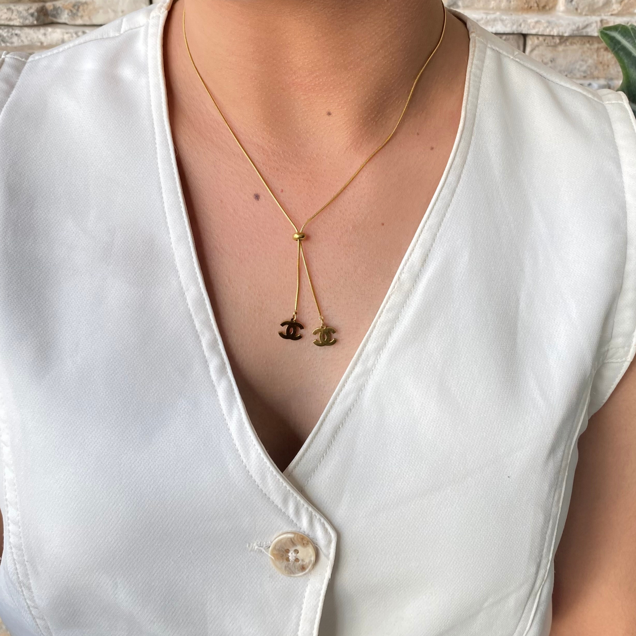 Cadena Chanel Mujer 2 Dijes