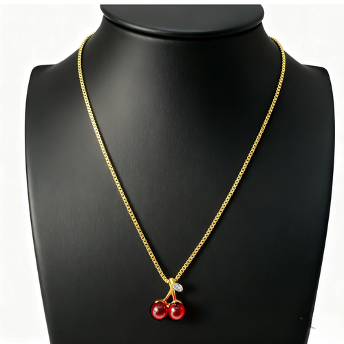 Cadena Cherry Roja Mujer