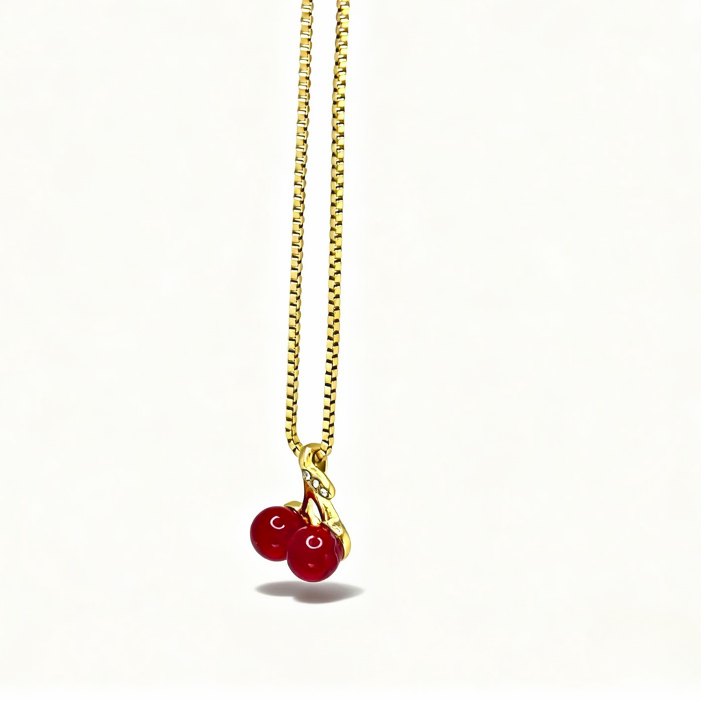 Cadena Cherry Roja Mujer