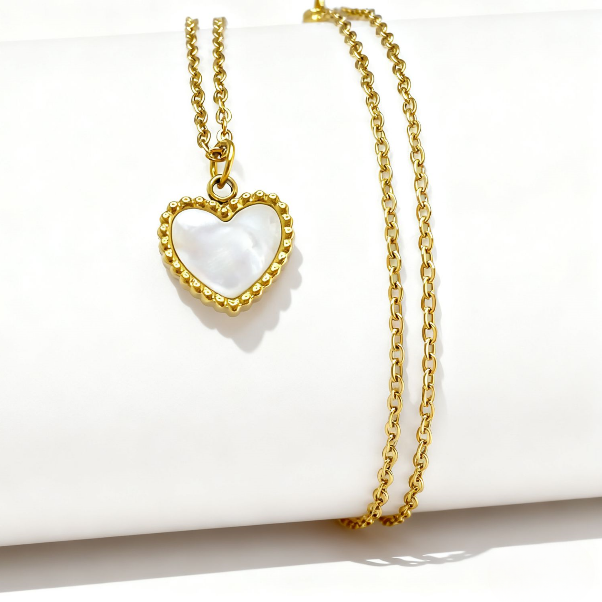 Cadena White Heart Mujer