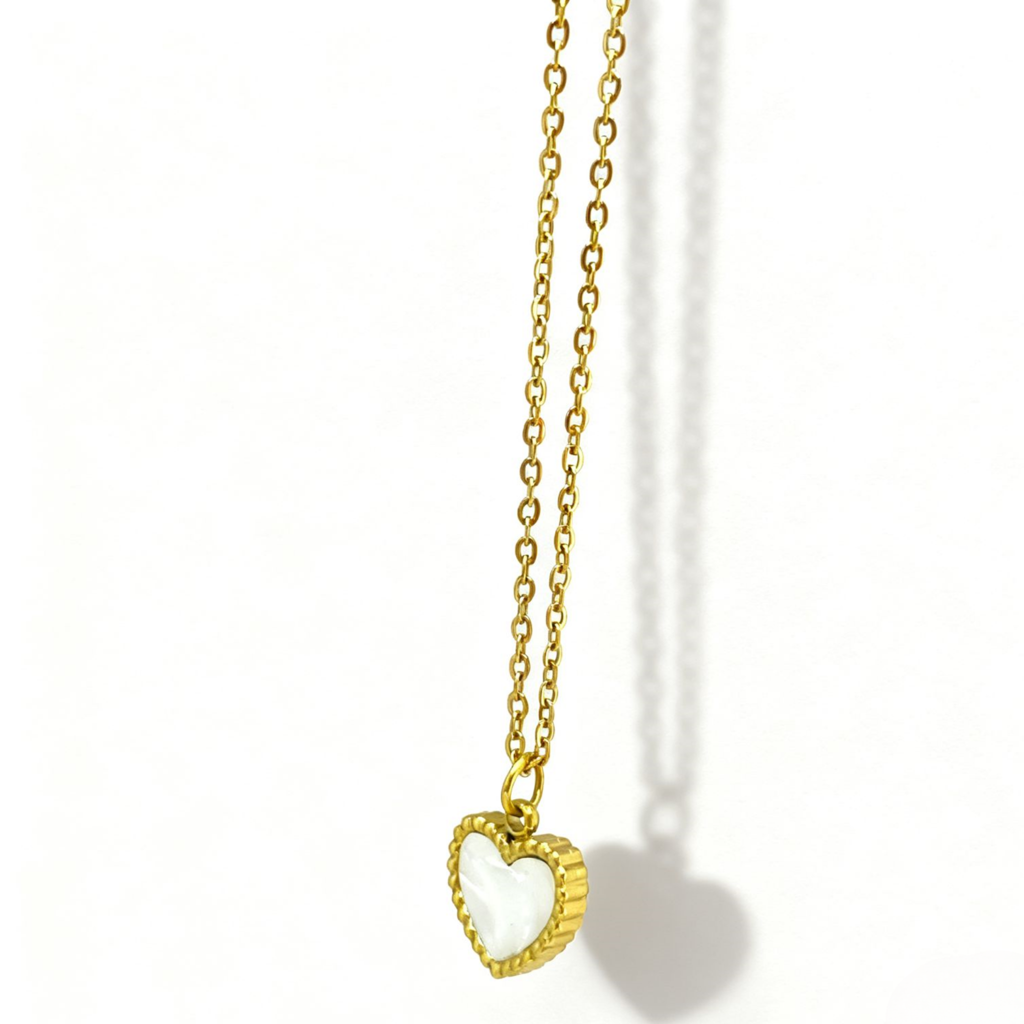 Cadena White Heart Mujer