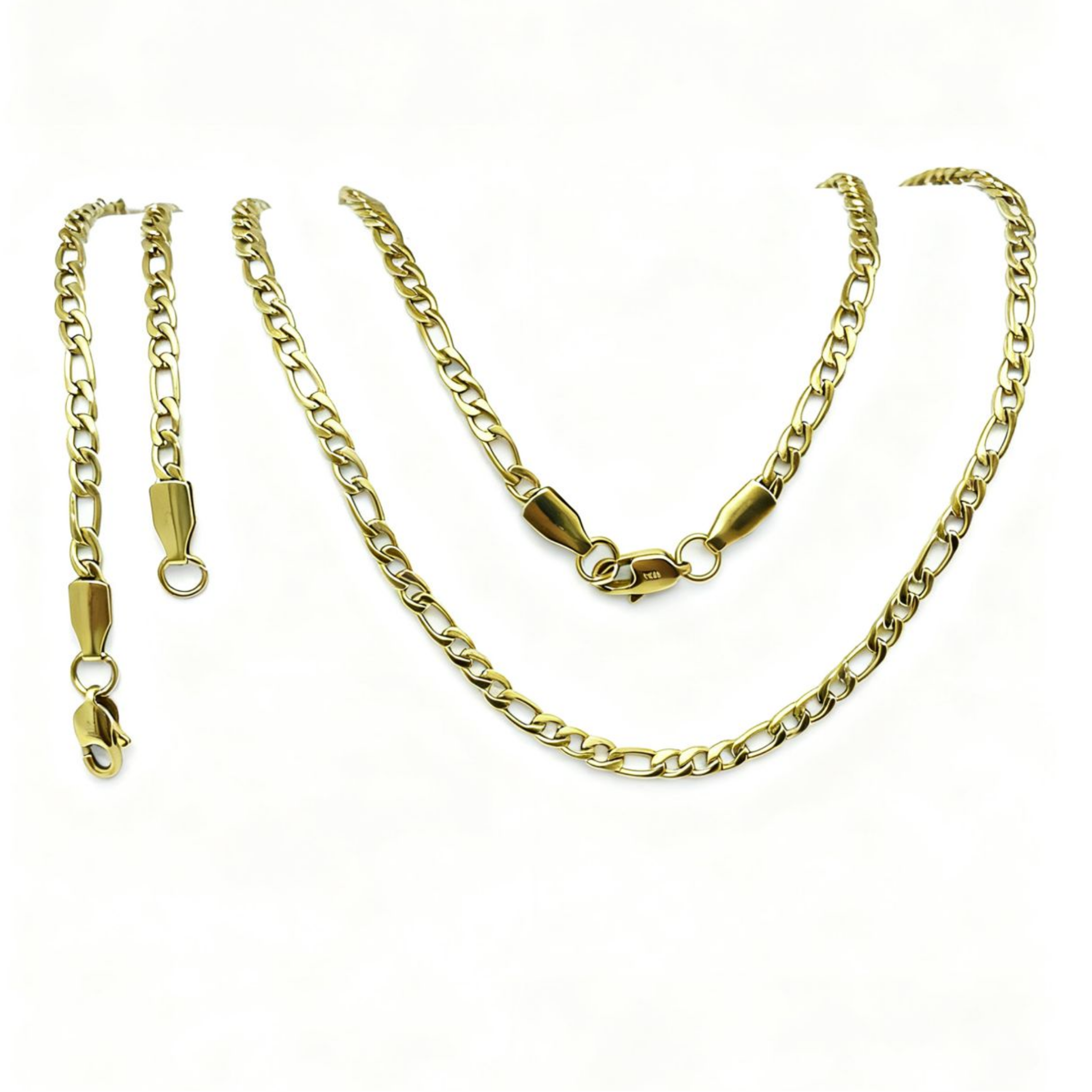 Conjunto  Cartier - Cadena + Pulsera Caballero