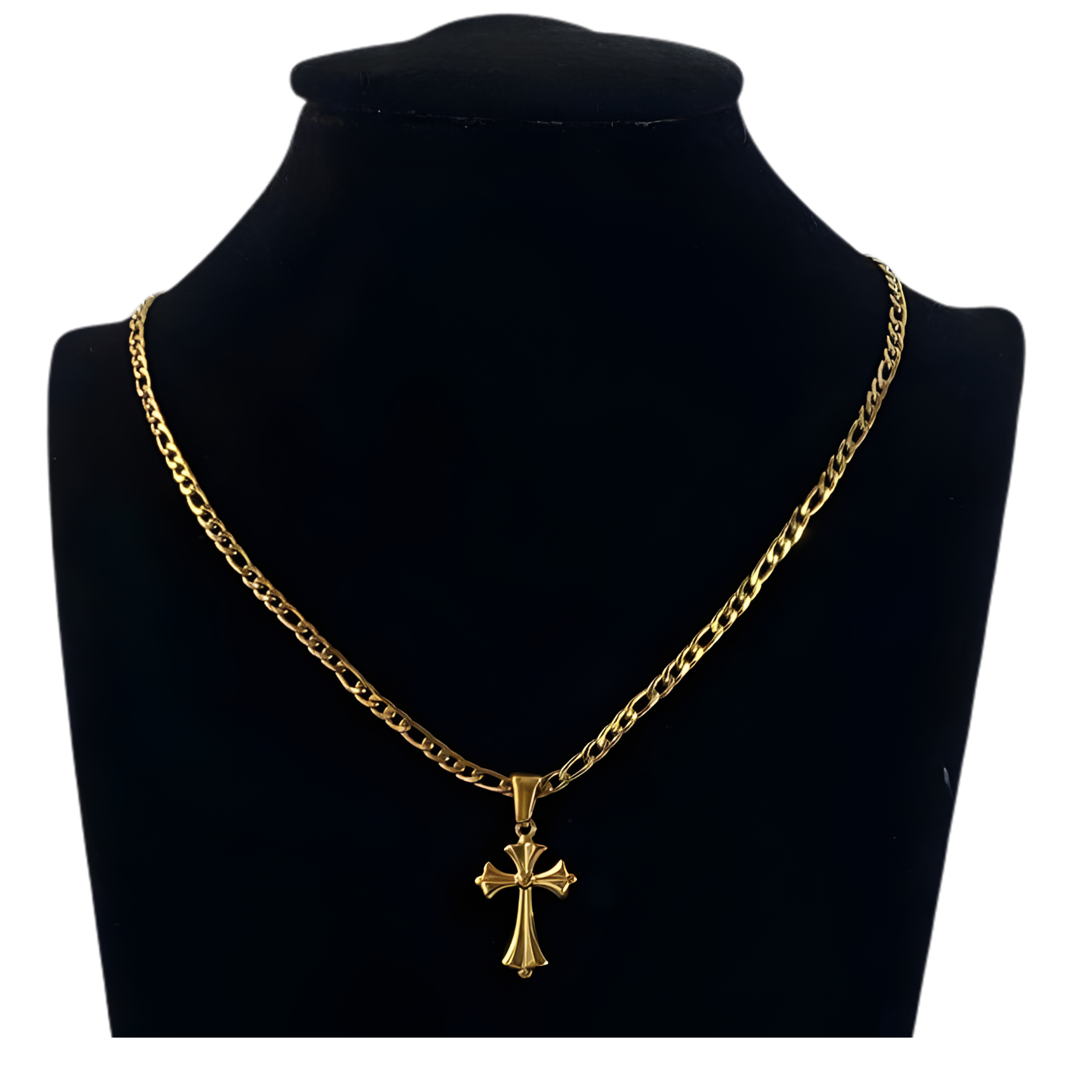 combo Cartier + dije cruz Hombre.