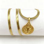 Conjunto Cadena Egipcia + mas dije San Benito Mujer