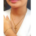 Conjunto cubana - Cadena +dije + Pulsera
