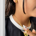 Conjunto osito Teddy  Mujer. Niña - Cadena - Dije - Aretes