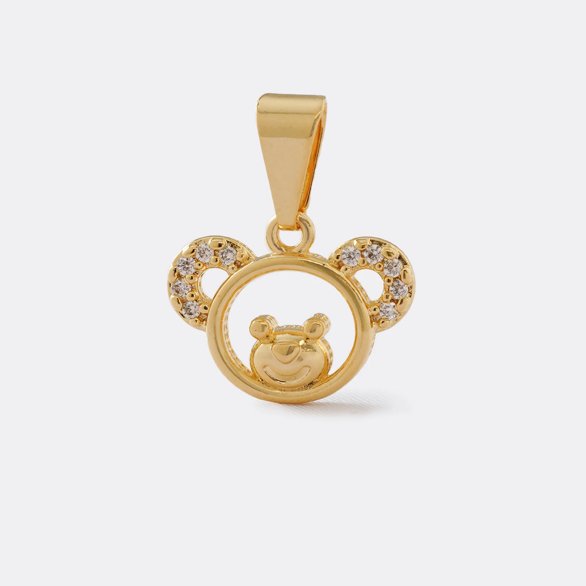 Conjunto osito Teddy  Mujer. Niña - Cadena - Dije - Aretes