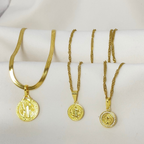Conjunto Cadena  + mas dije San Benito unisex