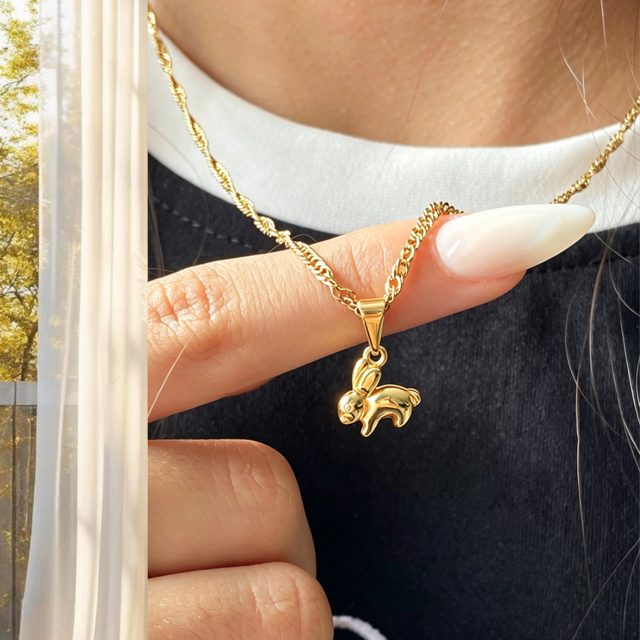 Conjunto Mujer. Niña- Cadena - DIje - Aretes