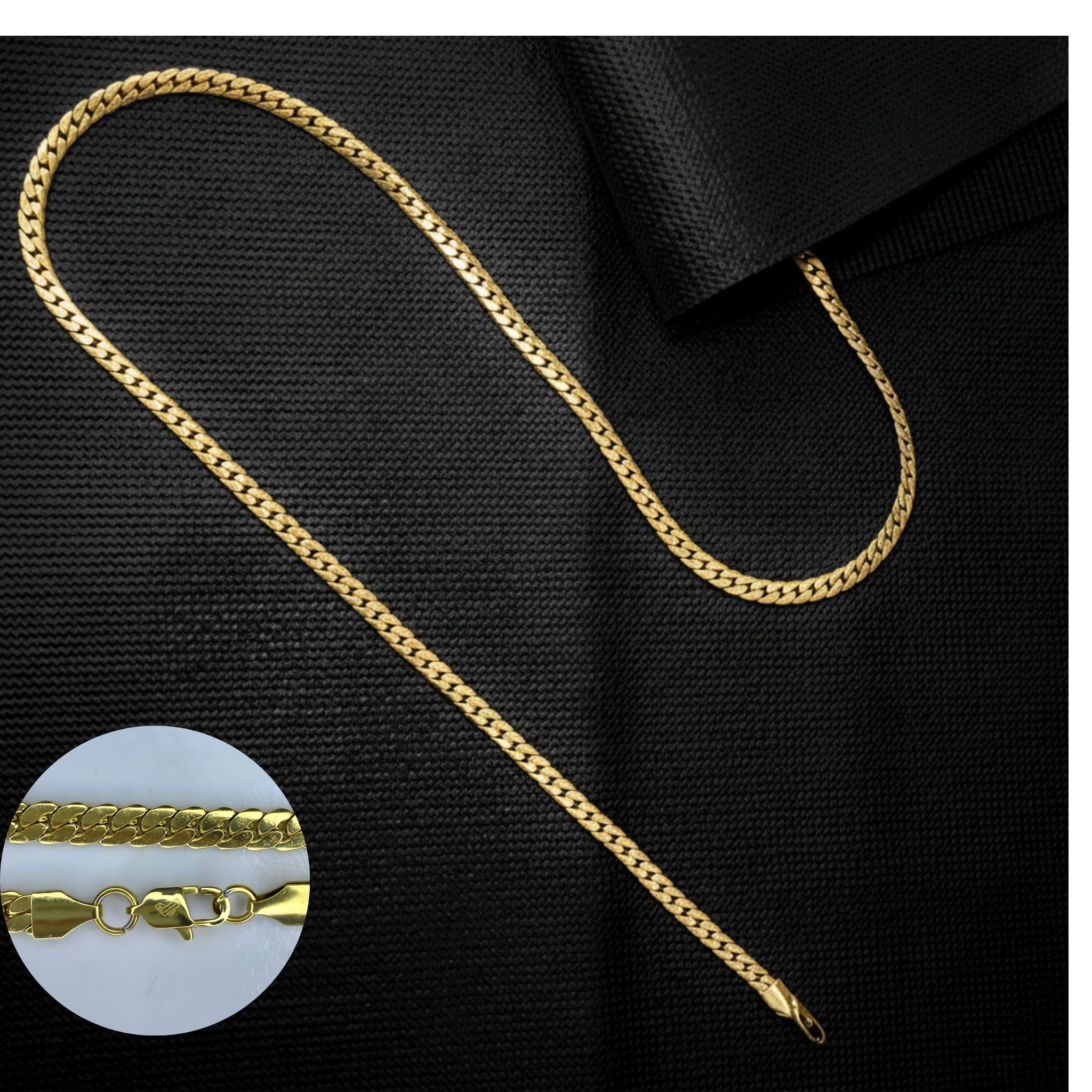 Cadena tejido Serpiente Caballero