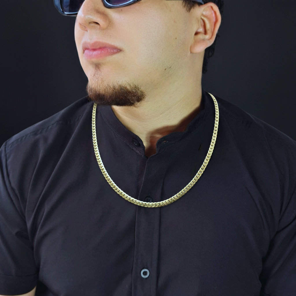 Cadena tejido Serpiente Caballero