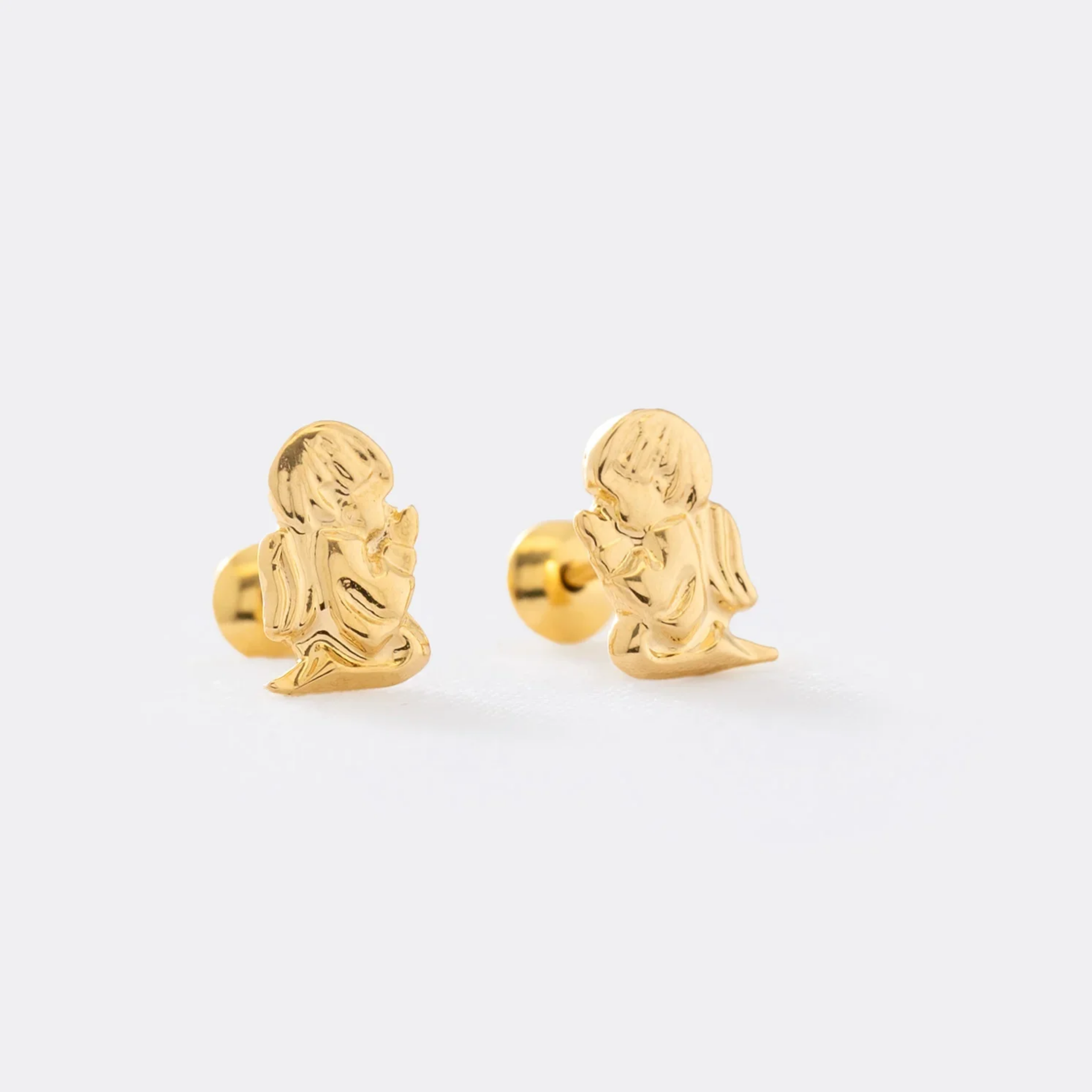 Arete Topo Angel Mujer Niña