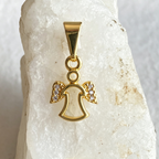 Arete Topo Angel Mujer Niña