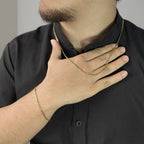 Conjunto  Cartier - Cadena + Pulsera Caballero