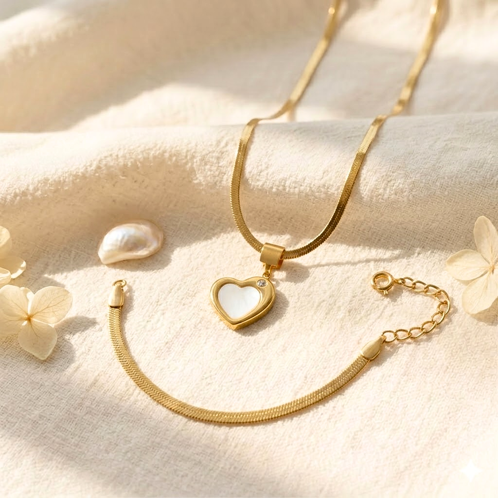 Conjunto Cadena  + mas Dije + Pulsera Egipcia