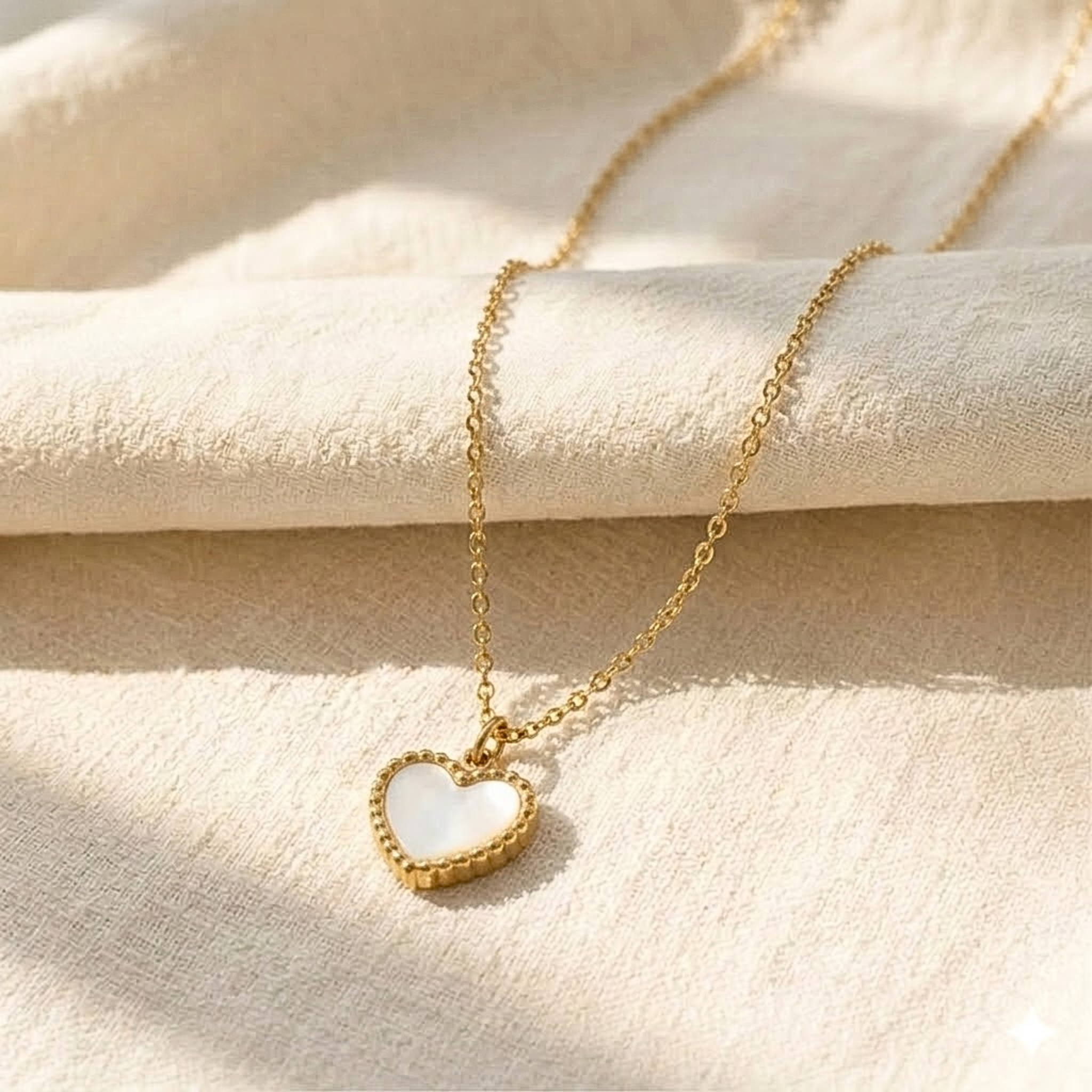 Cadena White Heart Mujer