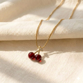 Cadena Cherry Roja Mujer