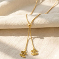 Cadena Chanel Mujer 2 Dijes