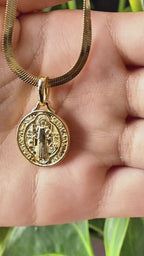 Dije Medalla de San Benito unisex - Adultos -  Niños