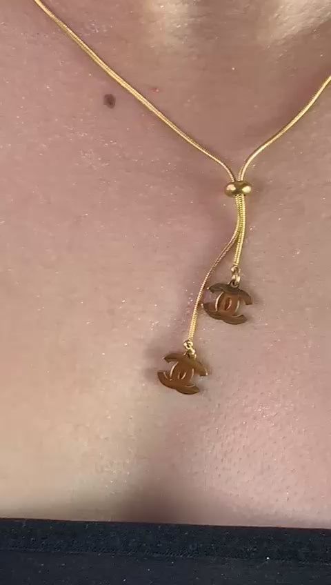 Cadena Chanel Mujer 2 Dijes