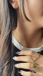 Conjunto Mujer. Niña- Cadena - DIje - Aretes