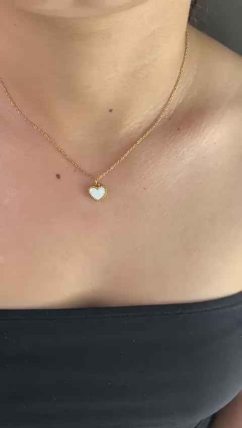 Cadena White Heart Mujer